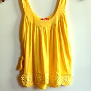 NWT Iodice Yellow Brazilian Top